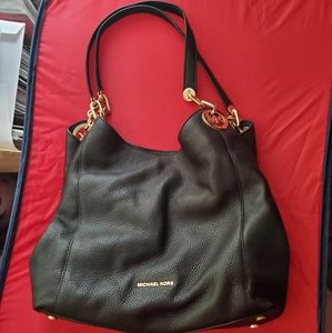 Michael Kors Fulton large pebbled shoulder bag